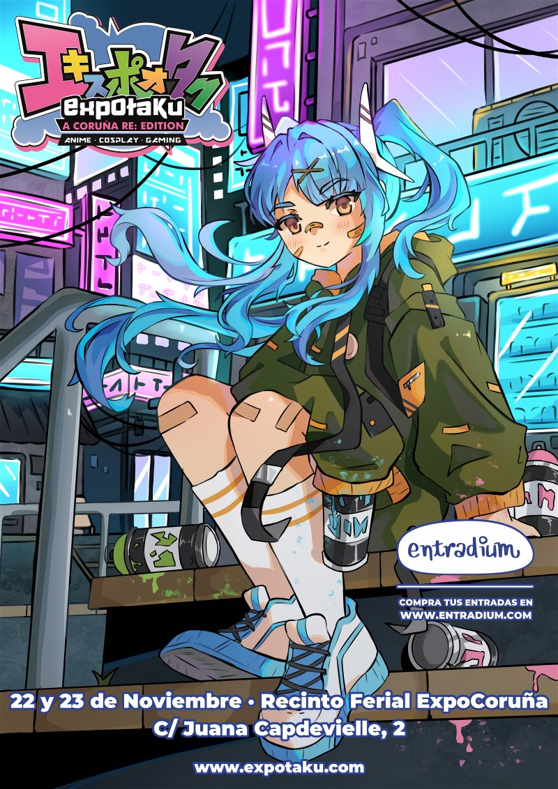 Convenció ExpOtaku A Coruña 2025: cartell d’esdeveniment