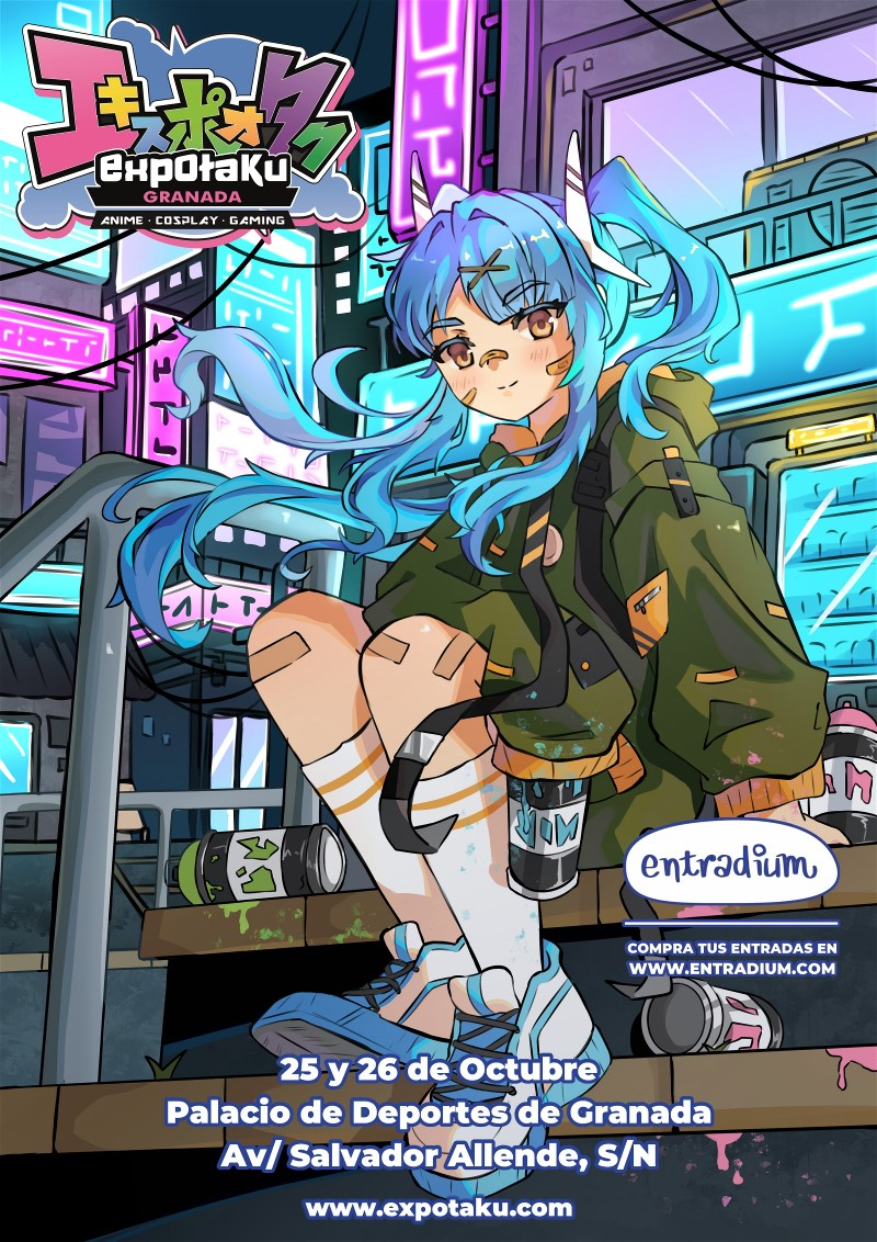 Convenció ExpOtaku Granda 2025: cartell d’esdeveniment